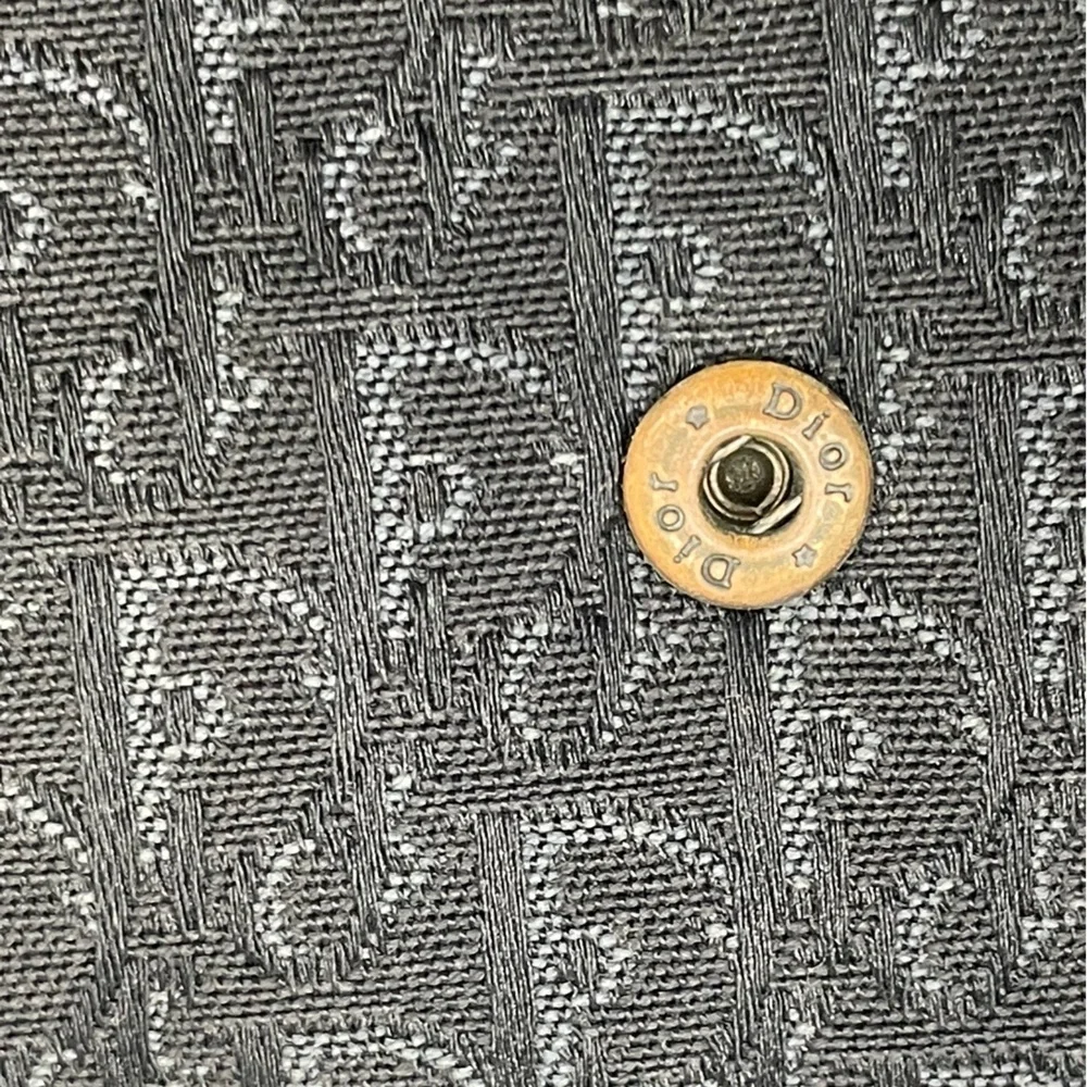 Dior Vintage Monogram Galliano Riveted Double-Sided Long Wallet
